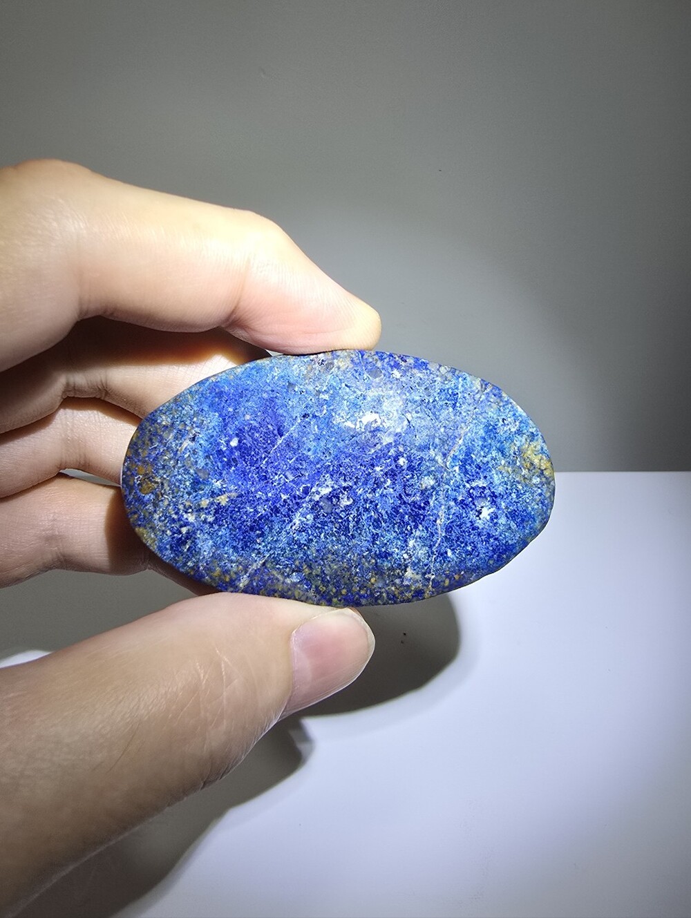 Quantum Quattro Style Mixed Copper Ore Crystal Palmstone #D